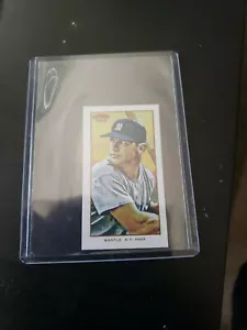 2009 Topps 206 Mickey Mantle Mini Polar Bear Back Card Rare - Picture 1 of 5