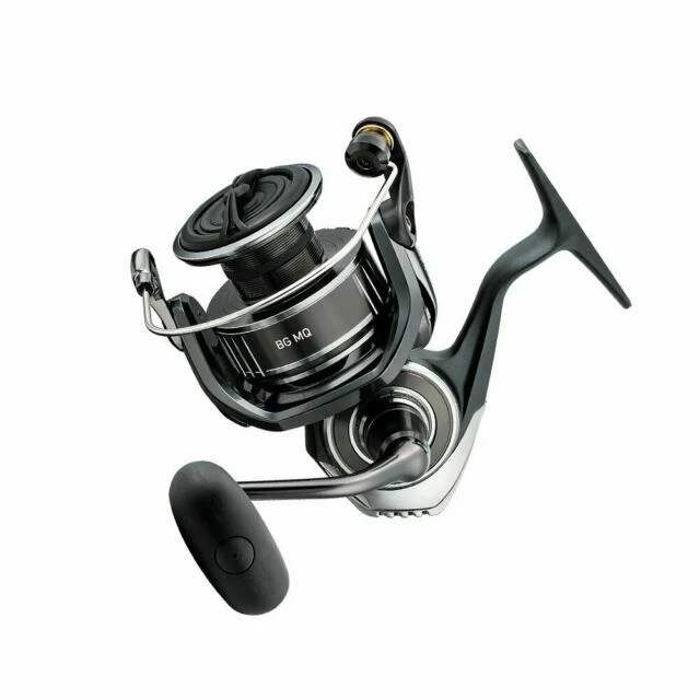 Daiwa BG MQ 4000 6.2:1 Automatic Drag Aluminum Spinning Reel - Black (BGMQ4000D-XH)