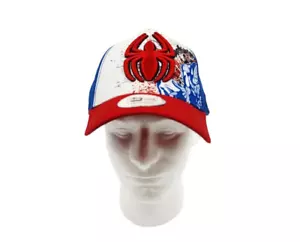 Marvel New Era Spiderman Adjustable Hat Snap-Back Baseball Cap Embroidered 2011 - Picture 1 of 9