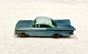1960's Lesney Matchbox Chevrolet Impala No. 57 Blue w/ Grey Wheels - Picture 1 of 6