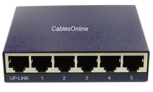 Bytecc 5+1-Port Compact Network 10/100 Ethernet Mini Switch Box with USB Power - Picture 1 of 5