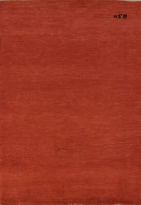 Luxurious Gabbeh Solid Design Wool Modern Accent Rug - Brand New 3x5 ft - Picture 1 of 18