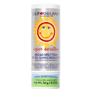 Palo protector solar California Baby Super Sensitive FPS 30+ 0,5 OZ - Imagen 1 de 2