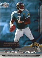 2005 Upper Deck ESPN Football Plays of the Week #PW16 Byron Leftwich