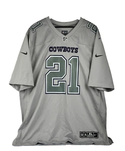 NIKE ON FIELD XL DALLAS COWBOYS #21 EZEKIEL ELLIOTT FOOTBALL JERSEY ZEKE GRAY - Picture 1 of 8
