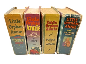 Lot of 4 Vintage Little Orphan Annie Big Little Books, #1154 #1162 #1416 #1186 - Picture 1 of 23