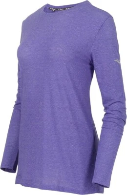 Mizuno Women's Standard Infinity Long Sleeve, Deep Blue, Large - Image 1 of 2