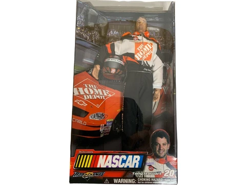 2003 NASCAR Jakks Pacific Tony Stewart 12" Poseable Figure Home Depot Cover