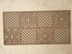 Radiator Cabinet Decorative Screening Radiator Grilles MDF 3mm and 6mm item R44 - Picture 1 of 3