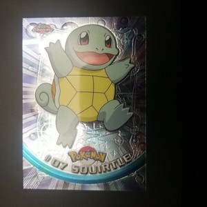 Squirtle #7 - Topps Chrome - Holo Pokemon TV Animation Edition Series 1 - LP