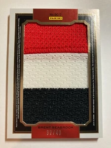 Camiseta deportiva 2014-15 Panini Anthology doble cobertura Seabrook/afilada #dc7 3 colores/49 - Imagen 1 de 2