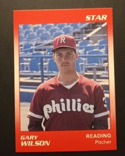 1990 Star Reading Phillies Gary Wilson #24