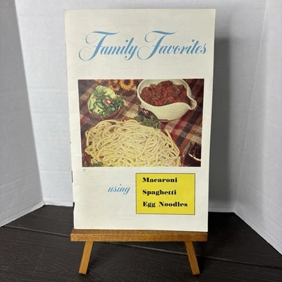 VTG Family Favorites Using Macaroni Spaghetti Egg Noodles Gooch's Best Recipes - Image 1 of 3