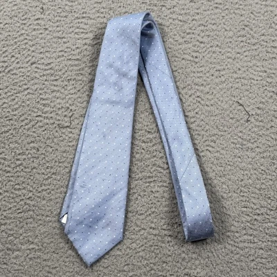 Corbata Suitsupply Para Hombre Seda Blanco Punto Patrón Corbata Clásica Formal Negocios 3" Wi Foto 1 de 4