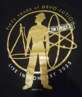 Devo tour t shirt size L new unused 2025 - Image 1 of 2