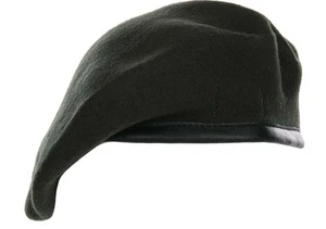 BASCO militare Fostex in lana verde scuro taglia 57 - Foto 1 di 1