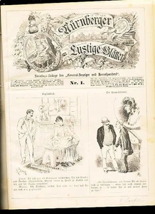 Nürnberger Lustiges Blatt. Nr. 1-10. Sonntags-Beilage des "General-Anzeiger und  - Bild 1 von 1