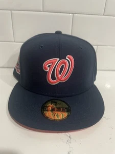 Washington Nationals - New Era - 59Fifty - 7.5 - Side Patch - Navy & Pink - Bild 1 von 4