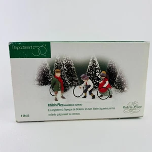 DEPT 56 CHILD'S PLAY Heritage Village Collection Retired Set Of Two # 58415 - Bild 1 von 11