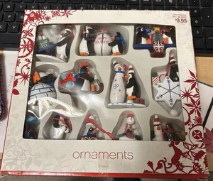 Target Penguin Wood Ornaments 2006 - Picture 1 of 1
