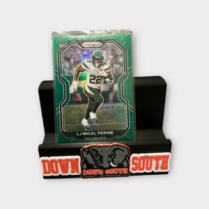 2020 Panini Prizm #357 La'Mical Perine Prizm Green RC - Foto 1 di 2