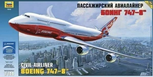 Zvezda escala 1/144 BOEING 747-8 avión modelo kit - Imagen 1 de 5
