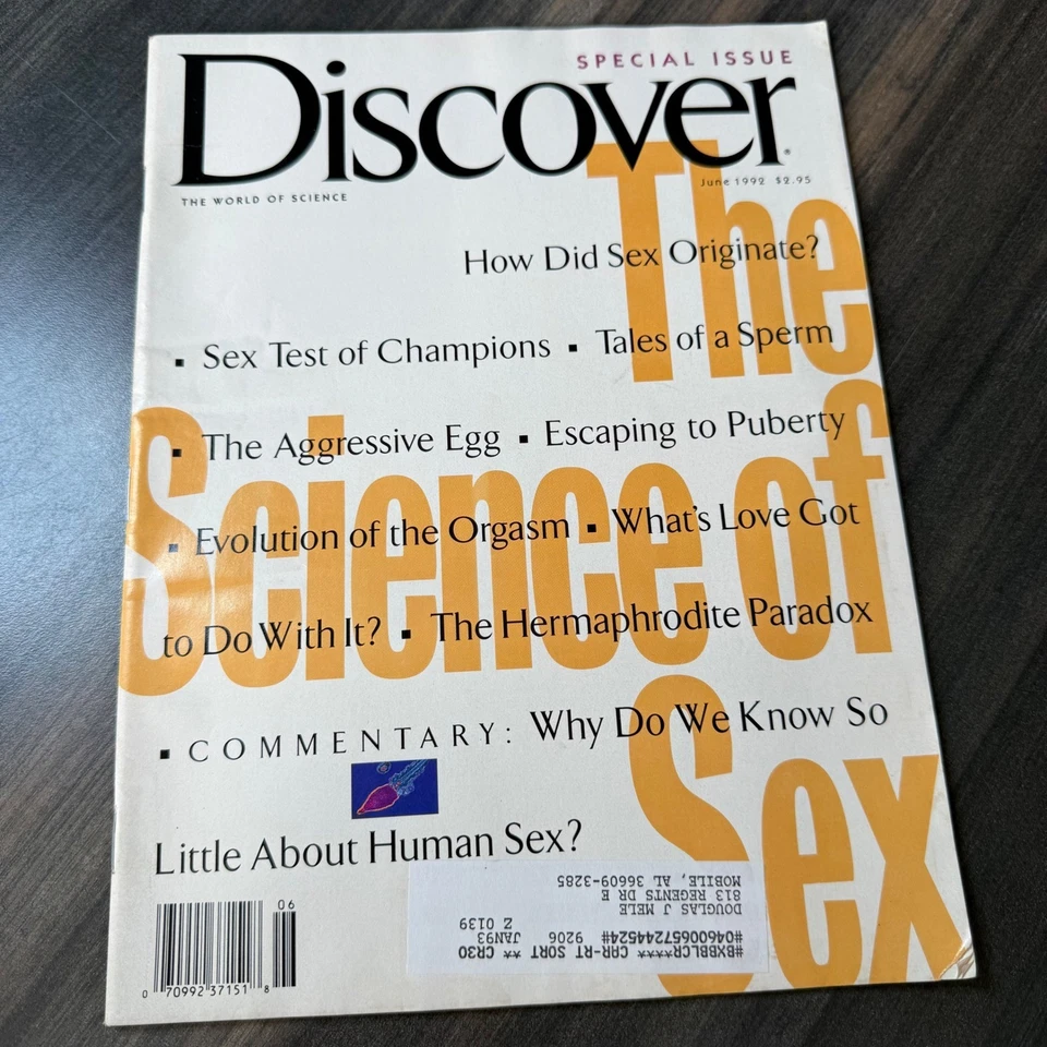 Discover Magazine Special Issue The Science of Sex June 1999 Foto 1 de 2