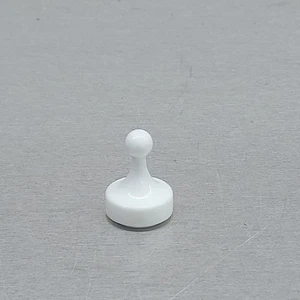 Clue 1972 Detective Game Replacement Part White Playing Piece Token Mrs. White - Picture 1 of 4