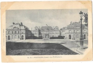 POITIERS 86 La Préfecture CPA animée non circulée~1920-30 Edition Jules Robuchon - Imagen 1 de 2
