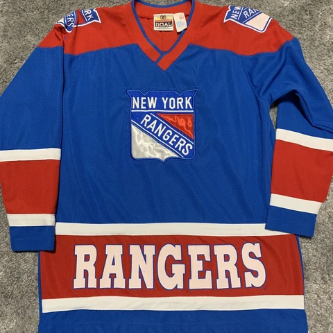 Vintage New York Rangers Winning Goal NHL Jersey Size Youth L (14/16) Cover