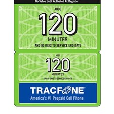 TRACFONE 120 MINUTE REFILL CARD 90 Days Of Service Phone Cell
