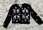 Mandal Bay Girls Size 4-5 Christmas Present Cardigan Sweater