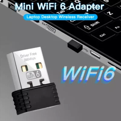2860Mbps Wireless USB WiFi Adapter Dongle LAN 802.11^b^g^n 2.4Ghz Laptop PC NEW^ - Image 1 of 4