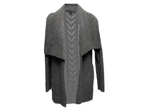 Grey Ralph Lauren Black Label Merino Wool & Cashmere Cardigan Size US M - Picture 1 of 6