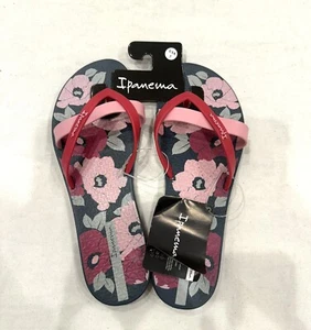 IPANEMA, WOMEN'S SANDAL, KIRSILK IV, FLIP FLOP, COLOR BLUE/PINK, SIZE 7 - Picture 1 of 7
