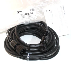 ⭐NEW IN BAG⭐ Miller 242208050 OEM 14-Pin 8C 50' Welding Extension Cable 24 Vac - Picture 1 of 18