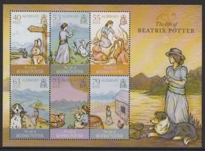 ALDERNEY 2013 BEATRIX POTTER M/S SGMSA500 MNH - Bild 1 von 1