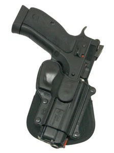 Fobus paddle retention holster for cz 75d/cz 75b/cz sp 01/ 75d compact with rail - Picture 1 of 4