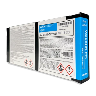 OEM Mutoh MS31 Eco-Solvent Ink, 220ml lot - Image 1 of 4