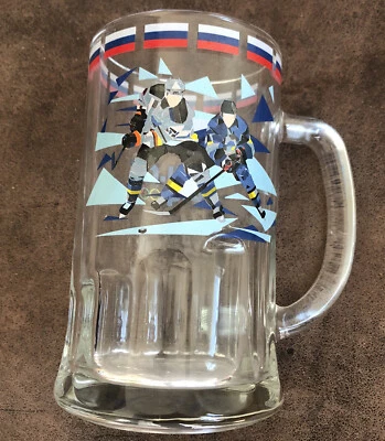 Taza grande de cerveza hockey Rusia de los Juegos Olímpicos de Sochi 2014 Foto 1 de 4