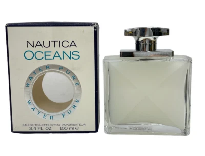 Nautica Oceans Water Pure Eau De Toilette Spray (3,4 fl/100 ml) como se ve en las fotos Foto 1 de 2