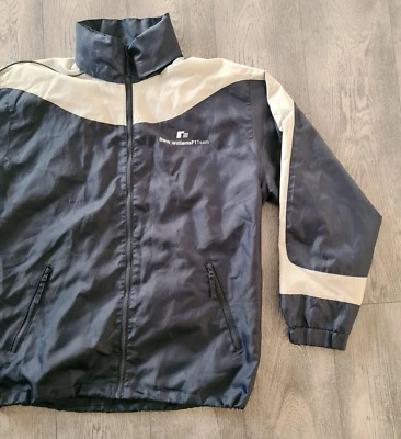 BMW Williams F1 team official racing jacket navy blue nylon retro 2000`s size  L - Image 1 of 4