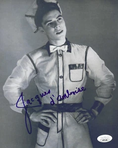 Foto firmada de Jacques d'Amboise 8x10 con certificado de autenticidad JSA #AP71153 Ballet de la ciudad de Nueva York - Imagen 1 de 2