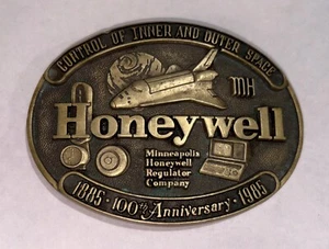 Honeywell Regulator Company 100th Anniversary Belt Buckle 1885-1985 S/N 949 - Picture 1 of 2