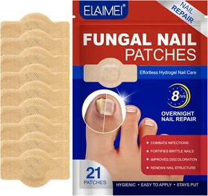 Nail Fungus Treatment For Toenails Nail Repair & Fungal Patches(21PCS, count, 1) - Picture 1 of 5