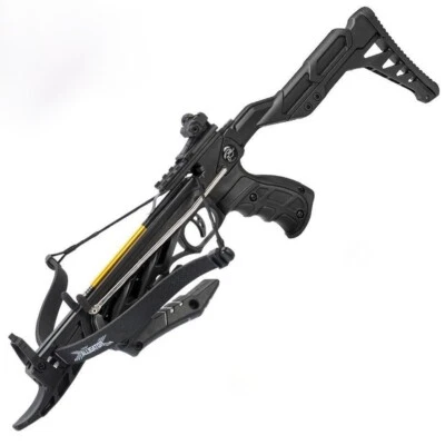 Empuñadura de pistola de cocodrilo negra ARCHERY 80 LB 185 fps + 3 pernos Foto 1 de 3