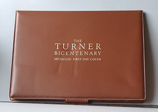 1975 JMW Turner Bicentenary Silver Medallic First Day Cover John Pinches FDC