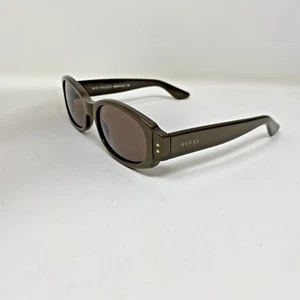 VINTAGE GUCCI ITALY GG 2417/S 4LP GLOSSY GRAY W/ GRAY LENS SUNGLASSES 138L - Picture 1 of 9