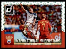 2015 Donruss International Superstars Soccer Ball Green #90 Vasily Berezutskiy