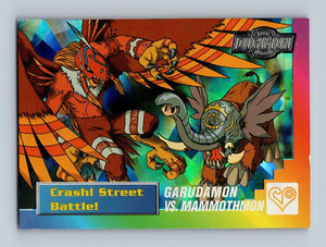 Digimon Animated Series 2 - PRISM Garudamon VS Mammothmon 30 - Upper Deck 2000